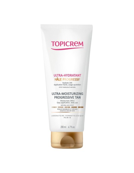 Topicrem ultra-hidratante bronceado progresivo 200ml Topicrem - 1