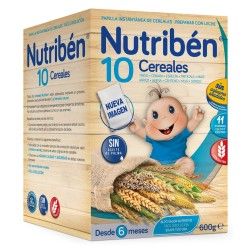 Nutriben papilla 10 cereales 600 g