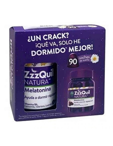 Vicks ZzzQuil Natura Melatonina 90u Vicks - 1