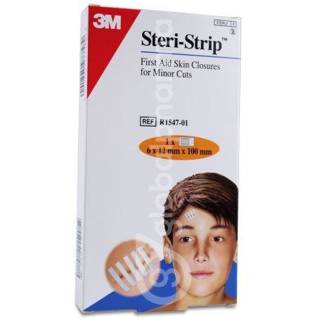 3m steri-strip sutura 100 x 12 mm 6 tiras 3M - 1