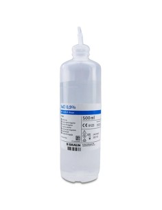 Nacl cloruro sodico 0'9% 500 ml ecolav