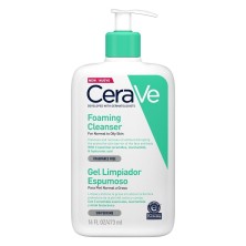 Cerave gel limpiador espumoso 473 ml.