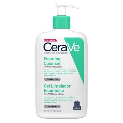 Cerave gel limpiador espumoso 473 ml. Cerave - 1