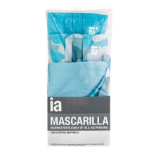 Interapothek pack dos mascarillas higiénicas 10 lavados 1ud azul + 1ud camuflaje