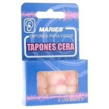 Joya tapones maries cera 6 uds