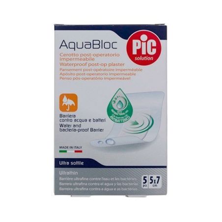 Pic aquabloc bactericida estéril 5x7cm 5 Pic - 1