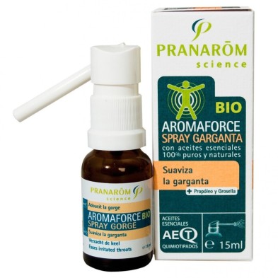 Pranarom aromaforce garganta spray bio 15ml Pranarom - 1