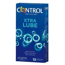 Control preservativo adapta extra lube 12 uds