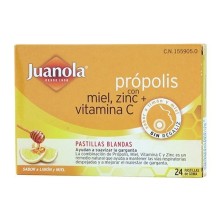 Juanola propolis miel-limon 24 pastillas