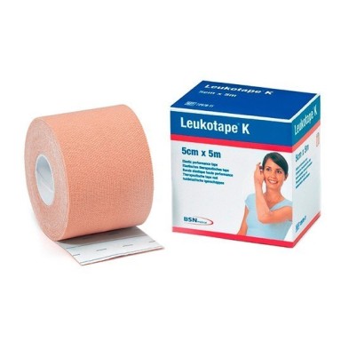 Leukotape k rosa claro 5 cm x 5 cm Leukotape - 1