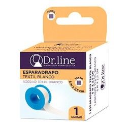 Dr line esparadrapo tela blanco 5mx2,5cm