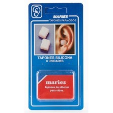 Tapones maries silicona 6 uds.