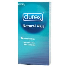 Preserva.durex natural plus easy on 6und