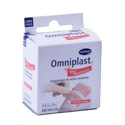 Esparadrapo omniplast tela rosa 5mx2,5cm