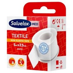 Salvelox esparadrapo textil blanco 5x2,5cm