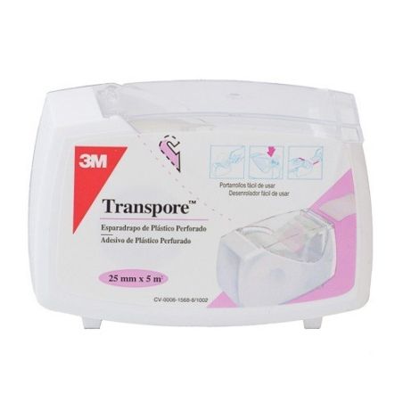 Transpore esparadrapo blanco 5x2,5 port 3M - 1