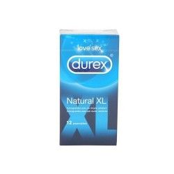 Durex preserva. natural xl easy on 12u.