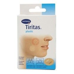 Tiritas plastic redondas 22 mm. 20 uds