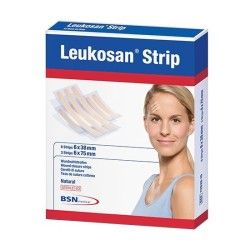 Leukosan strip nat 6 x 38 mm 6 x 75mm 2 uds