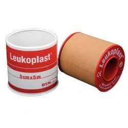 Esparadrapo leukoplast carne 5mx5cm