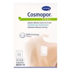 Cosmopor steril 7,2 x 5 cm 5 uds