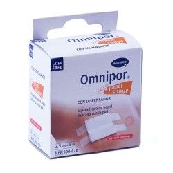 Esparadrapo omnipor papel 5x2,5 c/dispen