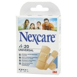 Nexcare plastico 20 tiras surtido