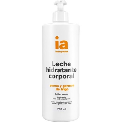 Interapothek leche hidratante corporal avena 750ml con dosificador Interapothek - 1