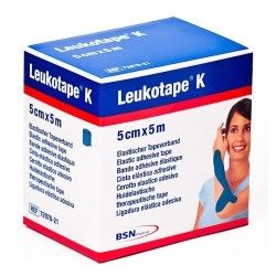 Leukotape k azul 5cmx5m