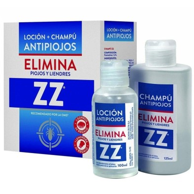 Zz locion 100 ml + champu 125 ml piojos pack Zz - 1