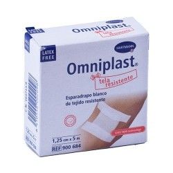 Esparadrapo omniplast tela blanco 5x1,25