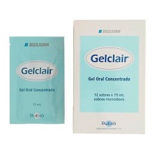 Gelclair gel 12 sobres 15ml.