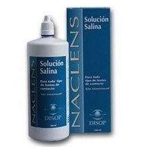 Naclens solución salina para lentes de contacto 360ml