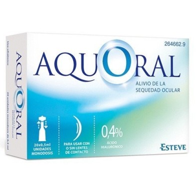 Aquoral 20 monodosis colirio lubricante ocular Aquoral - 1