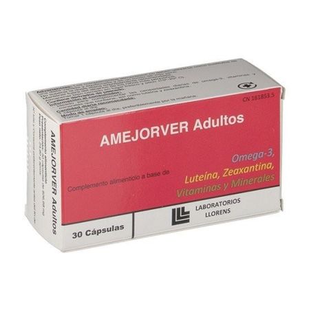 Amejorver adultos 30 capsulas blandas Llorens - 1