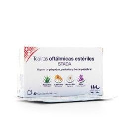 Care+ toallitas oftálm esteril stada 30u