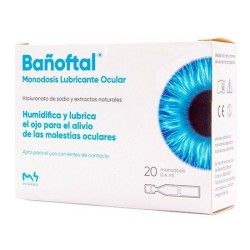 Bañoftal lubricante ocular 20 monodosis