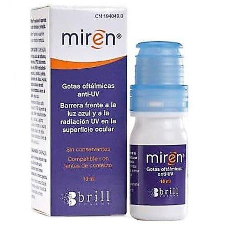 Miren gotas oftalmicas anti-uv 10 ml Brill Pharma - 1