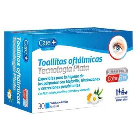 Care+ toallitas oftalmicas plata 30uds Care+ - 1