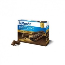 Bimanan barritas choco intenso 8 uds