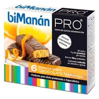 Bimanan pro barritas choco/naranja 6 uds Bimanan - 1