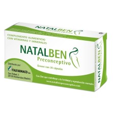 Natalben preconceptivo 30 cápsulas