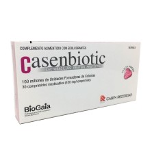 Casenbiotic fresa 30 comprimidos