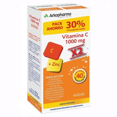 Arkovital vit c 2x20 comp. efervescentes Arkopharma - 1