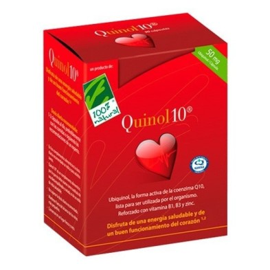 Cien por cien quinol-10 30 cápsulas 100mg Cien Por Cien Natural - 1