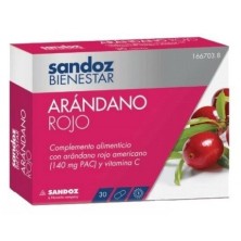 Sandoz bienestar arandano 140mg 30 cápsulas