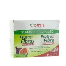 Ortis frutas fibras forte 24 cubos masticables