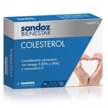 Sandoz bienestar colesterol 30 cápsulas