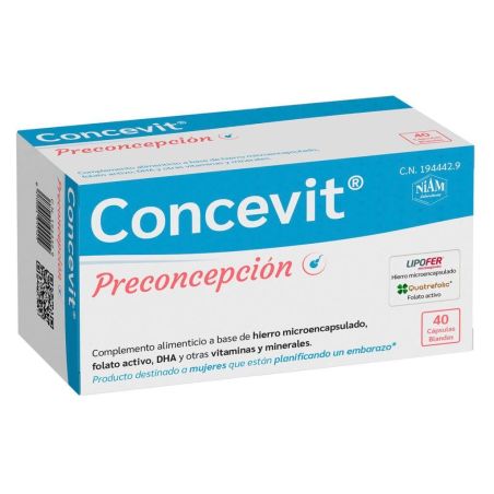 Niam concevit preconcepcion 40 cápsulas Concevit - 1