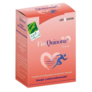 Cien por cien natural fitoquinona 10 60 capsulas Cien Por Cien Natural - 1